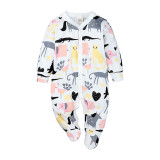 Elvesnest Baby Boys Clothes Soft Cotton Long Sleeve Toddler Romper Spring Autumn Infant Romper Cartoon Newborn Baby Girl Romper