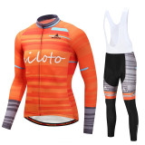 Winter Thermal Fleece Cycling Clothing Set