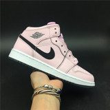 AJ 1 Mid Pink Foam (GS) Shoes Sneakers