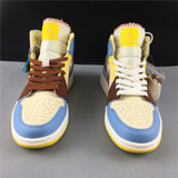 AJ 1 Mid SE Fearless Maison Chateau Rouge Shoes Sneakers