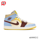 AJ 1 Mid SE Fearless Maison Chateau Rouge Shoes Sneakers