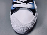 Blazer Mid sacai White Black Legend Blue Shoes Sneakers