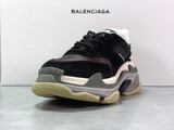 BLCG Triple S Black Burgundy Shoes Sneakers
