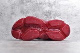 BLCG Triple S Burgundy Red Shoes Sneakers