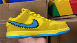 SB Dunk Low Grateful Dead Bears Yellow Shoes Sneakers