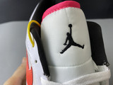 AJ 1 Low White Multi-Color Shoes Sneakers