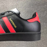Superstar Black Red Shoes Sneakers