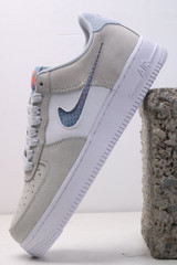 AF 1 Low Transparent White Swoosh Shoes Sneakers