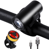 Rechargeable Bicycle Headlight and  Rear Light