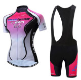 Women's Cycling Clothing Short Sleeve Jersey and Padded Cycling Shorts Sets
