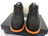 AF 1 07 Low Lv8 Black Yellow Shoes Sneakers