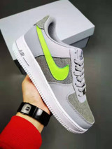 AF 1 Low Wolf Grey Green Shoes Sneakers