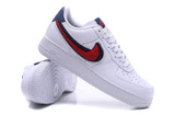 AF 1 Low 3D Chenille Swoosh White Red Blue Shoes Sneakers