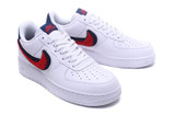 AF 1 Low 3D Chenille Swoosh White Red Blue Shoes Sneakers