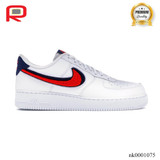 AF 1 Low 3D Chenille Swoosh White Red Blue Shoes Sneakers