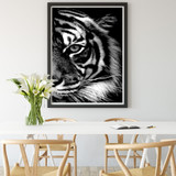 White tiger Diamond Painting
