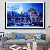 White tiger Diamond Painting