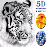 White tiger Diamond Painting