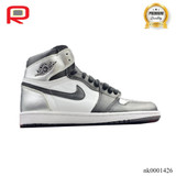 AJ 1 High OG WMNS Silver Toe Shoes Sneakers