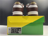 SB Dunk Low White Brown x Supreme Shoes Sneakers