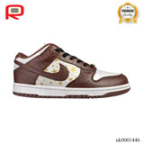 SB Dunk Low White Brown x Supreme Shoes Sneakers