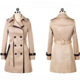 Autumn Winter Women Slim Casual Trench Coats Female 2018 New Korean Clothes Pockets Windbreaker Coat Outwear with Belt