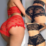 2PCS Bikini Cover Up Beachwer Sexy Women Lingerie Lace Babydoll Underwear Nightwear Sleepwear G-string Set NEW