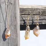 Lucky Stone Pendant/Earring Set