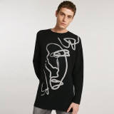 Can't be Bothered Black Sweater