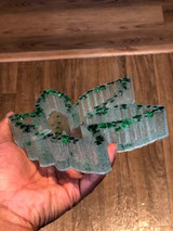 Transparent Herb Shaped Ash Tray