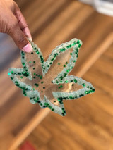 Transparent Herb Shaped Ash Tray
