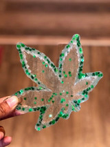 Transparent Herb Shaped Ash Tray