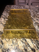 Golden Transparent Rolling Trays