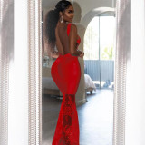 Ocstrade High Fashion 2020 New Women White Bandage Dress Sexy Backless Maxi Bandage Dress Long Bodycon Lace Evening Party Dress Ocstrade High Fashion 2020 New Women White Bandage Dress Sexy Backless Maxi Bandage Dress Long Bodycon Lace Evening Party Dress