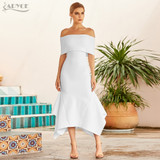 Adyce 2020 New Summer White Off Shoulder Bandage Dress Women Sexy Short Sleeve Celebrity Evening Runway Bodycon Party Club Dress Adyce 2020 New Summer White Off Shoulder Bandage Dress Women Sexy Short Sleeve Celebrity Evening Runway Bodycon Party Club Dress