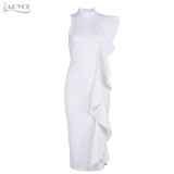 Adyce 2020 New Summer White Women Celebrity Party Dress Sexy Wine Red Sleeveless Patchwork Ruffles Bodycon Club Dresses Vestidos Adyce 2020 New Summer White Women Celebrity Party Dress Sexy Wine Red Sleeveless Patchwork Ruffles Bodycon Club Dresses Vestidos