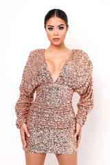 Sexy Backless Silver Glitter Beach Dresses For Women Deep V-Neck Sequin Mini Bodycon Dress Autumn Winter Long Sleeve Party Dress Sexy Backless Silver Glitter Beach Dresses For Women Deep V-Neck Sequin Mini Bodycon Dress Autumn Winter Long Sleeve Party Dress