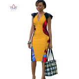 African Dress Women Deep V-Neck Bodycon Dress Plus Size African Clothing Knee-Length Dress Dashiki Women Party Dresses WY553 African Dress Women Deep V-Neck Bodycon Dress Plus Size African Clothing Knee-Length Dress Dashiki Women Party Dresses WY553