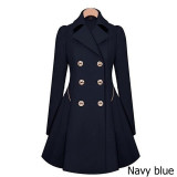 Zogaa 2020 new women trench coat Autumn Women Double breasted Warm Windbreaker Causal Long ladies trench coat female Plus Size