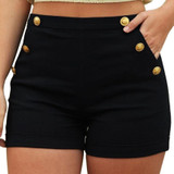 Women Casual Plus Size Zipper Elastic Band Hot Shorts Lady Summer Shorts Trouser Skinny Shorts Jeans Feminino Shorts For Women