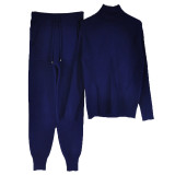Knitted Tracksuit Two Piece Set
