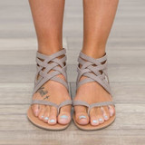 Women Sandals Plus Size Gladiator Sandals For Beach Shoes Woman Rome Flat Sandals