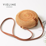VIELINE New ins Straw box Bag Women Summer Rattan shoulder Bag