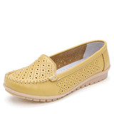 New Style Shoes Woman Soft Genuine Leather Women Flats Shoe