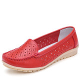 New Style Shoes Woman Soft Genuine Leather Women Flats Shoe