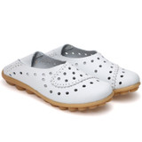 Women Flat Shoes Genuine Leather Loafers