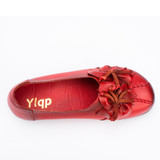 Women Flats Genuine Leather Shoes Women Casual Loafers