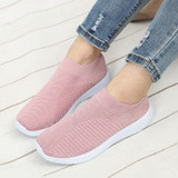 Women Flats Comfort Women Shoes Knitting Breathable Mesh Women's Loafers