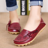 Women Flats Women Genuine Leather Shoes