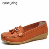 New Arrival Shoes Woman Genuine Leather Women Flats Slip On Women's Loafers